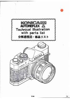 Konica AutoReflex T manual. Camera Instructions.